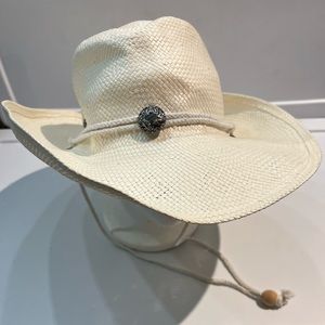 NWT Distressed Cowboy sun and sand hat